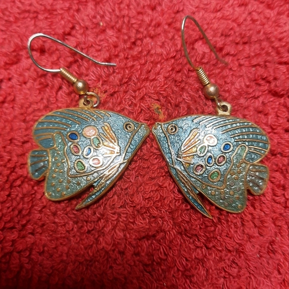 Fish earrings - Picture 2 of 2